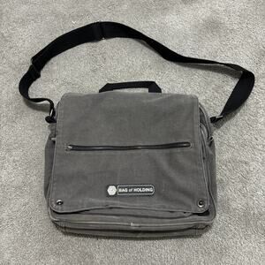 ThinkGeek Messenger Bag of Holding Board Games Gamer Gray Read